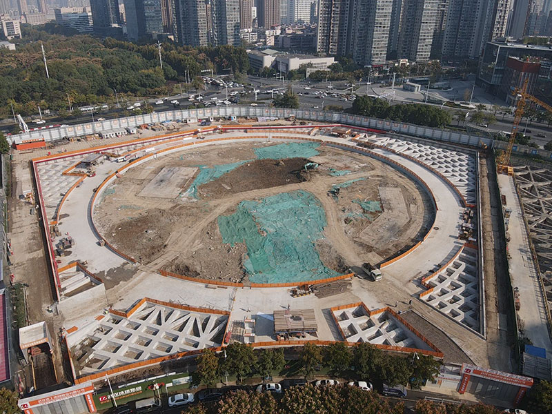 2022年圆满收官 广电全媒体中心项目顺利开挖